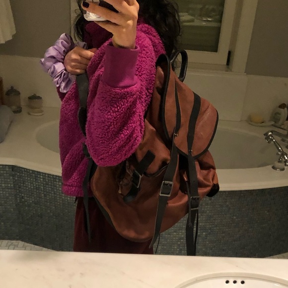 Free People Leather Backpack - Picture 11 of 11